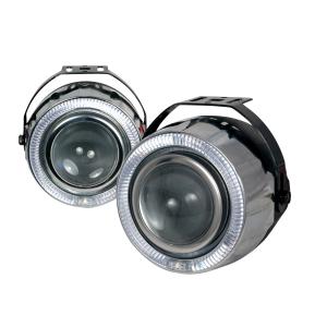 Fit for most cars, SUV and trucks Spec D Projector Fog Lights - Halo (7 Colors)
