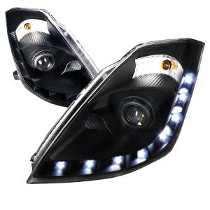 06 NISSAN 350Z PROJECTOR HEADLIGHTS BLACK Spec D Projector Headlights (Black)