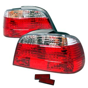 95-01 BMW E38 7 SERIES ALTEZZA TAIL LIGHT RED CLEAR Spec D Altezza Tail Lights (Red/Clear)