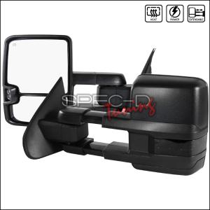 2014-2018 Chevrolet Silverado Spec D Glossy Black 14-18 Cv Slvd Towing Mirror