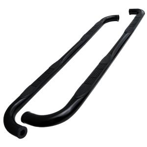 88-98 Chevrolet C10 3 INCHES ROUND SIDE STEP BAR - BLACK - EXTENDED CAB Spec D 3