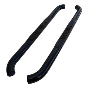 07-13 JEEP WRANGLER 3 INCHES ROUND SIDE STEP BAR - BLACK 2 DOOR Spec D 3