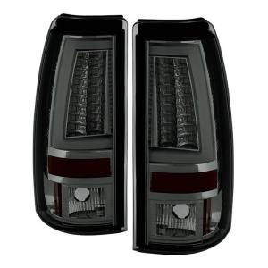 Chevy Silverado 1500/2500 03-06 ( Does Not Fit Stepside ) Version 2 LED Tail Lights - Smoke