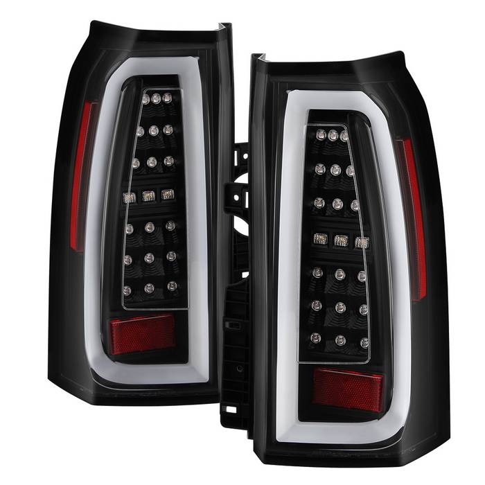    Chevy Tahoe / Suburban  15-19 light bar LED Tail Lights - Black Spyder Auto Tail Lights