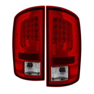 Dodge Ram 07-08 1500 / Ram 07-09 2500/3500 Version 2 LED Tail Lights - Red Clear