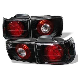 92-93 Honda Accord (4Dr) Spyder Altezza Tail Lights - Black