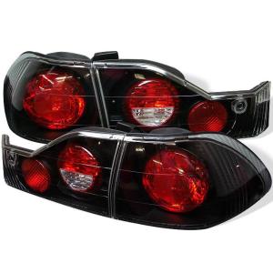 98-00 Honda Accord (4Dr) Spyder Altezza Tail Lights - Black