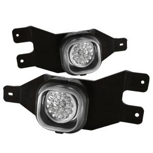 99-04 Ford F350, 00-05 Ford Excursion, 99-04 Ford F250 Spyder LED Fog Lights - Clear