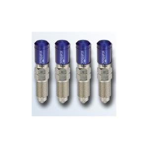 All ATVs (Universal), All Cars (Universal), All Jeeps (Universal), All Motorcycles (Universal), All Muscle Cars (Universal), All SUVs (Universal), All Trucks (Universal), All Vans (Universal), Fab Shop (Universal) Stahlbus Bleeder Valves with Blue Dust Caps - Steel (M10x1.25x20mm)