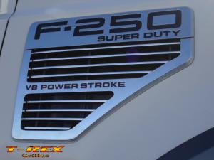 2008-2010 Ford Super Duty T-Rex Billet Side Vent Insert - 2 Piece (EZ Install)