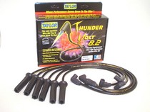 02-96 Dodge Viper Gts Coupe (Except Gts-R) 488 8.0L 10 Cylinder, 97-02 Dodge Viper 488 8.0L 10 Cylinder Taylor Thundervolt Spark Plug Wires - 8.2mm Custom 10 Cyl Black