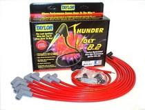 92-96 Dodge Viper 488 8.0L 10 Cylinder Taylor Thundervolt Spark Plug Wires - 8.2mm Custom 10 Cyl Red