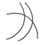 80-95 Toyota Pickup Base,  Dlx,  Sht Bd Dlx Exc,  Sr5, 84-95 Toyota 4Runner Base,  Dlx,  Sr5 Tuff Country Brake Line - Stainless Steel Braided Brake Hose (4 in. Over Stock) (Front) (2 Required)
