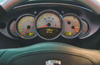 01-04 Porsche 911, 200 MPH, Turbo US Speedo Gauge Faces - Stainless Steel SS Kit (White)