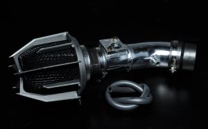 09-16 Toyota Corolla (1.8L) Weapon R Air Intake - Polished Chrome Cage w, Black Foam Filter