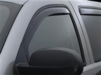 2005-2011 Toyota Tacoma Access Cab Weathertech Rear Window Deflectors - Rear (Dark Smoke)
