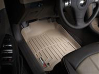 2007-2012 BMW X5 Weathertech Rubber Floormats - Front FloorLiner (Tan) - Digital Fit