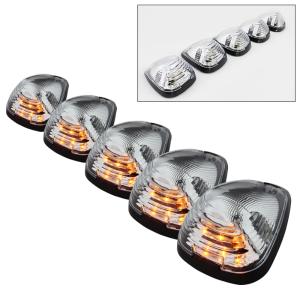 Ford F250 SuperDuty 99-15, Ford F350 SuperDuty 99-15 Xtune Amber LED Cab Roof lights - Clear