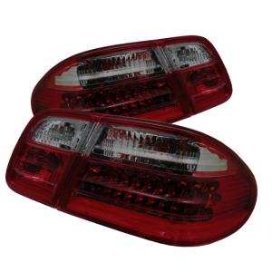 Mercedes Benz W210 E-Class 96-02 Xtune LED Tail Lights - Red Smoke