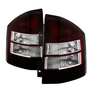 Jeep Compass 07-10 Xtune OEM Style Tail Lights Red Smoked