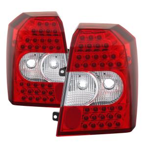 Dodge Caliber  07-12  ( Only fit Models with 3 bulbs Version ) Xtune LED Tail Lights - Red Clear
