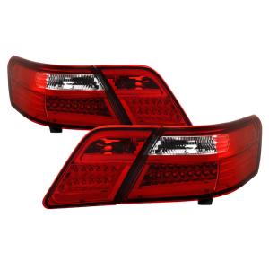 Toyota Camry 07-09  (does not fit the Hybrid) Xtune LED Tail Lights - Red Clear