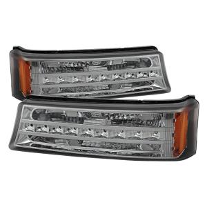 Chevy Silverado 03-06, Avalanche 02-06  ( Does not fit with Body Cladding Model ) Xtune LED Bumper Lights - Smoke
