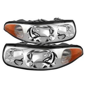 Buick LeSabre 2000-2005 ( Does not fit with Lined Hi-Beam Lens and Limited Models ) Xtune Crystal Headlights - Chrome