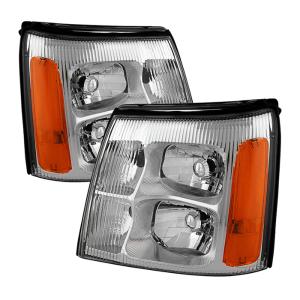 Cadillac Escalade HID Model only 2003-2006 Xtune OEM Style Headlights - Chrome