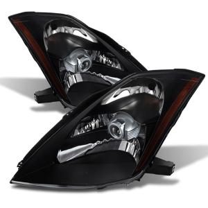 Nissan 350Z 03-05  Xenon/HID Model Only ( Not Compatible With Halogen Model ) Xtune Crystal Headlights - Black