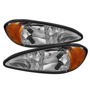 Pontiac Grand Am 99-05 Xtune Crystal Headlights - Chrome