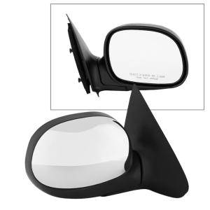 Ford F150 97-03, Ford F250 97-03 Xtune OE Mirror Chome Power Heated - Right