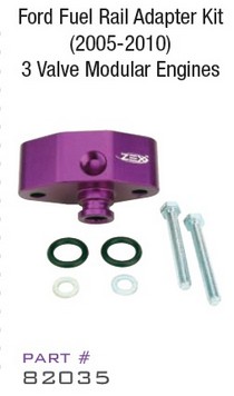 1984-1986 Ford Mustang (5.0 V8), 1987-1993 Ford Mustang (5.0 V8) ZEX™ Fuel Rail Adapter Kit (Ford)