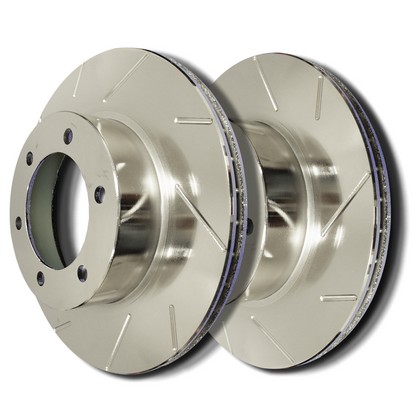 SP Performance Brake Rotors - Slotted Plated (Rear)