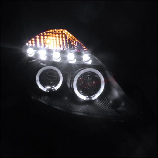 Spec D Dual Halo LED Projector Headlights