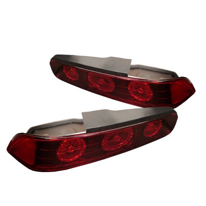 1994-2001 Acura Integra Spyder LED Tail Lights - All Red