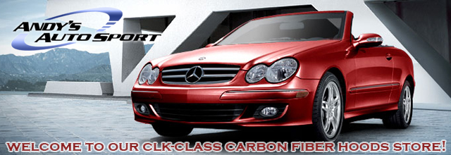 Mercedes clk500 carbon fiber hood