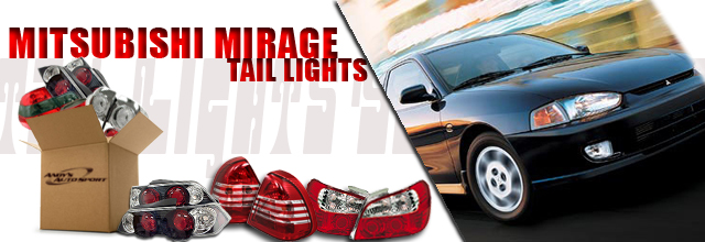 Mitsubishi Mirage. Mitsubishi Mirage Tail Lights