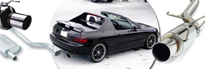 Honda Del Sol Exhaust at Andys Auto Sport