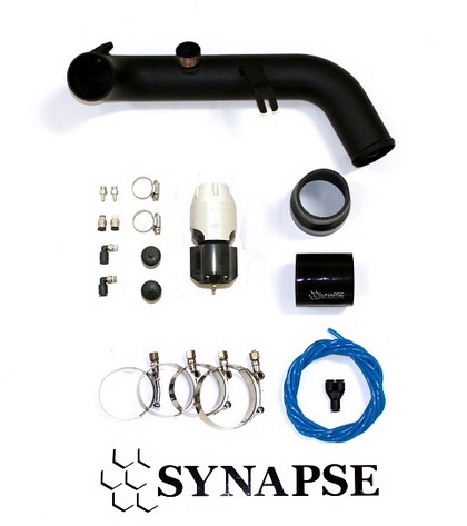 Synapse Synchronic BOV Kit with Powder Coated Black Pipe