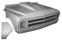 US Body Source Front End for Body Shell - Heavy Duty, Above w/ Grill/Roll Pan
