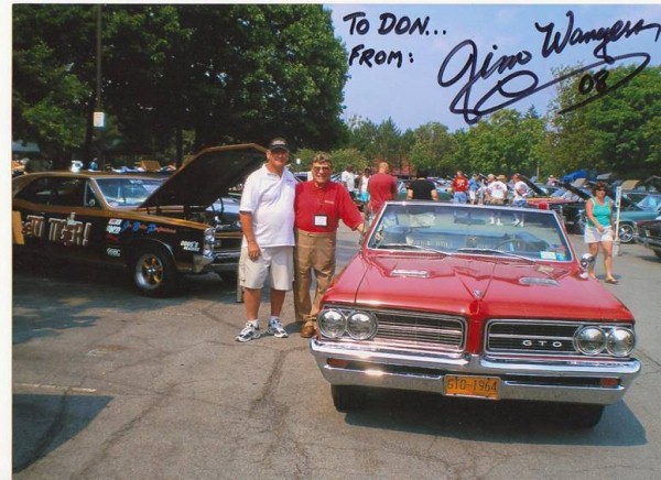 Don, his 64 GTO Convertible and Jim Wangers!