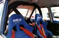 interior of blue 1600 - rollcage
