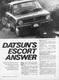 datsuns escort answer