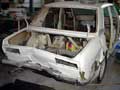 in the workshop almost completely stripped