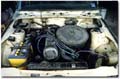 the engine bay as we bought the car