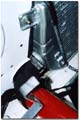 detail of intercooler piping and mounts