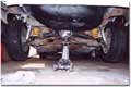rear suspension setup - with KYB shockies and King springs and a locked R160 diff