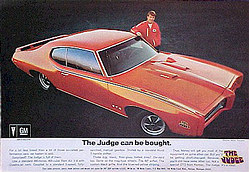 1969 GTO Judge Ad