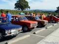 lined up